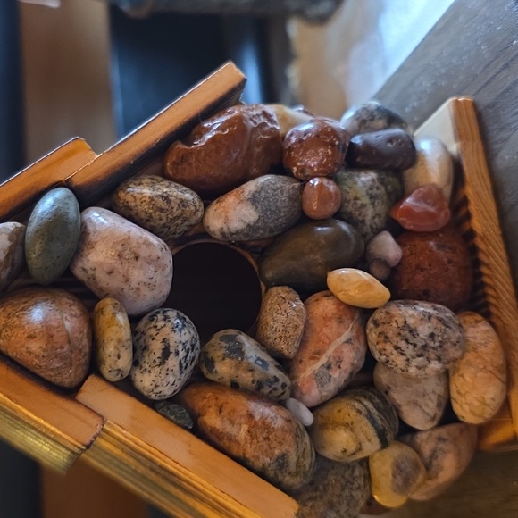 Stone and Wood Handmade Bird House - Picture 5 of 11